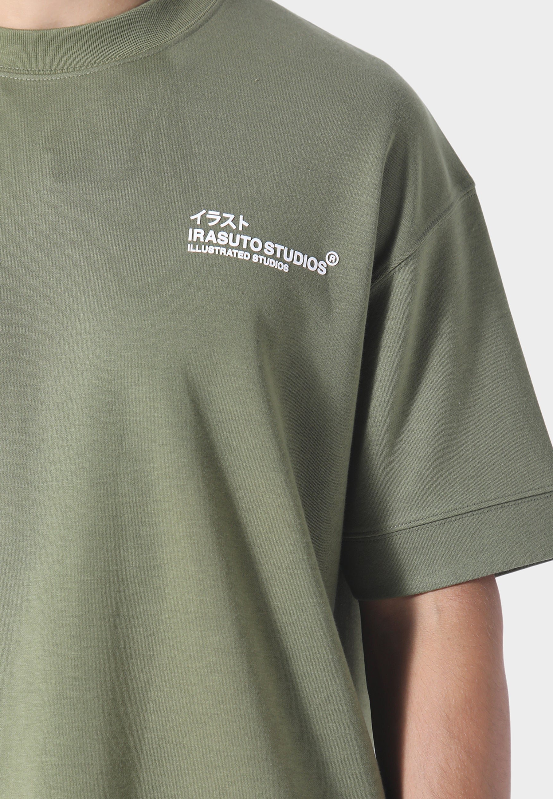 Irasuto Studios Koi Khaki T-Shirt